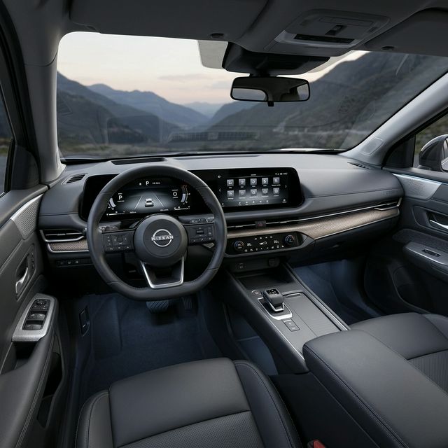 12.3インチの大型デュアルスクリーンを備えたコックピット予想CG