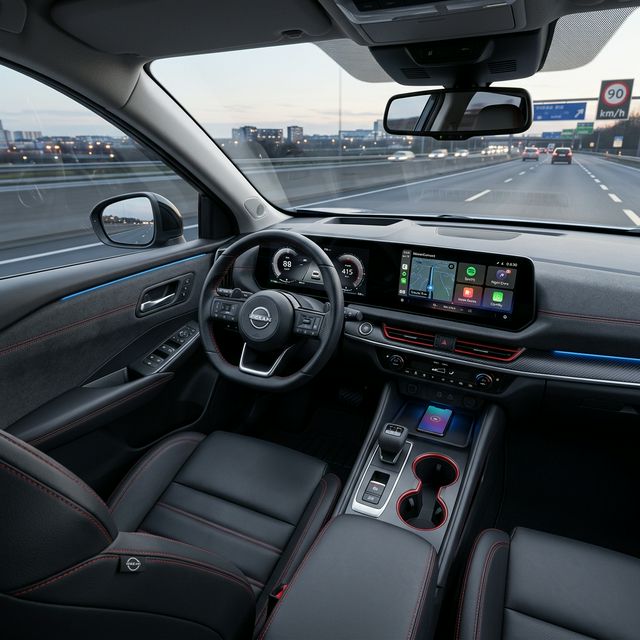 12.3インチの大型デュアルスクリーンを備えたコックピット予想CG