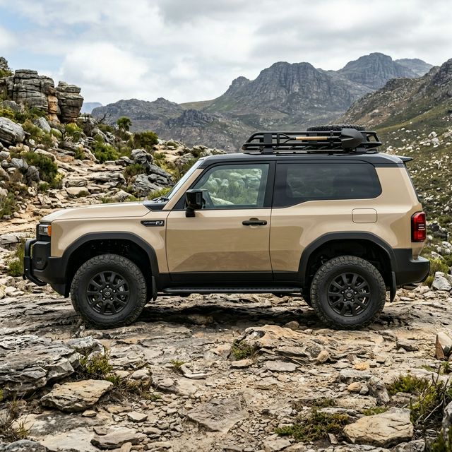 新型ランドクルーザーFJ サイドビュー予想CG