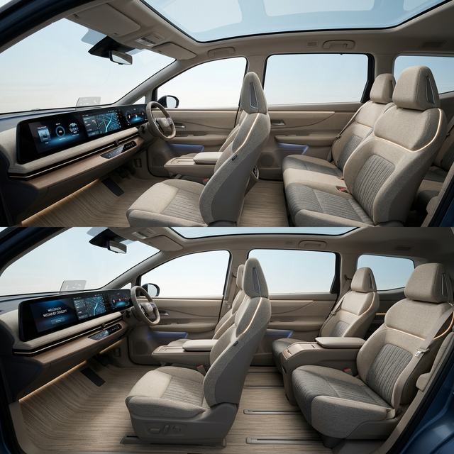 新型セレナ C29 インテリアコンセプトモデル